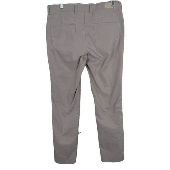 Peter Millar EB66 Performance Five Pocket Pants Mens Golf Chino Beige 34x32 - Picture 8 of 12